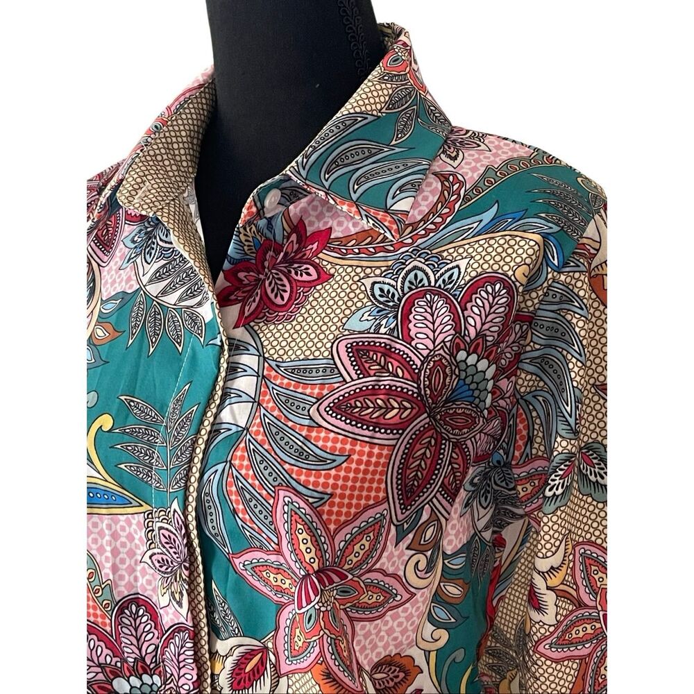 CherryBetty Paisley L/S Blouse/Top Small - Picture 3 of 12